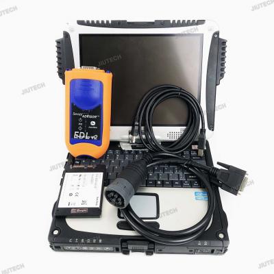 Cina V5.3 Servizio di strumenti diagnostici per trattori agricoli edl v2 Consulente elettronico per il collegamento dati + strumento diagnostico HDD AG CF con portatile CF19 in vendita