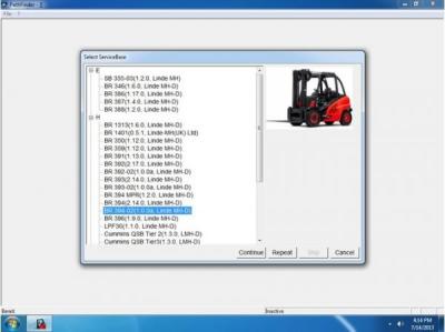 China Lager-Ausrüstungs-Software-Sensor-Diagnose-Tool-Linde-Pfadfinder V3.6.2.11 zu verkaufen