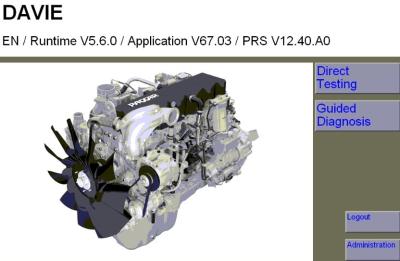 Cina Software diagnostico del camion di Paccar Davie/software diagnostico motore diesel in vendita