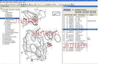 China De Vervangstukkencatalogus van  PENTA EPS LinkOne5 voor Marine en Industriële Motoren Te koop