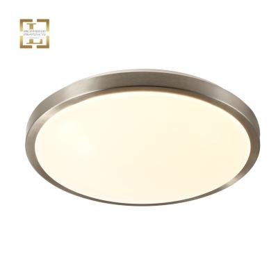 China LONGSKY Good Quality Office Building Living Room Iron Round Ceiling Flow Mount Light Bedroom Ceiling Hanging Acrylic Outdoor Lamp for sale