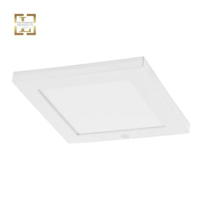 China Home Contemporary Ultra Thin Surface Led Pot Light Plastic Body Panel Light Motion Sensor Surface Mounted Led Ceiling Light for sale