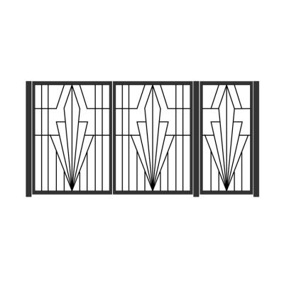 China Modern Hot Selling High Security Building Iron Craft Aluminum Fence for sale