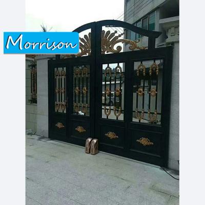 China Modern Metal Front Door Grill Gate Designs Basic Track Price in India for sale