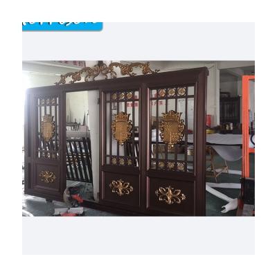 China Latest Basic Track Designs Modern Metal Accordion Door Expanding Security Door for sale