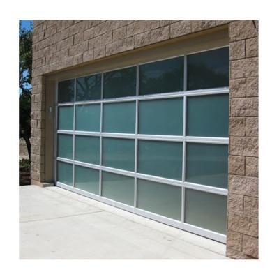 China Modern Garage Door Price Aluminum Glass Profile Roll Up Garage Door for sale