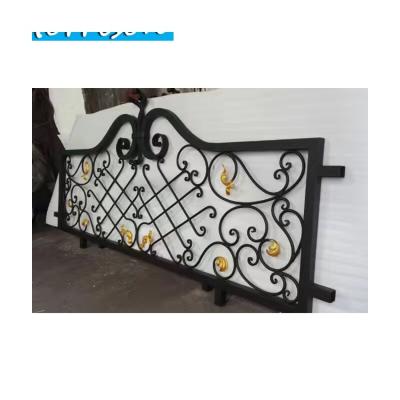 China Modern Cheap Price Prefab Wrought Iron Stair Railings for sale