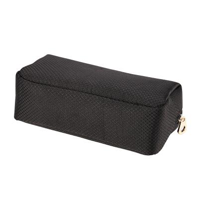 China Fashion Wholesale Personalized Travel Custom Black Razor Toiletry Bag Cosmetic Bag for sale