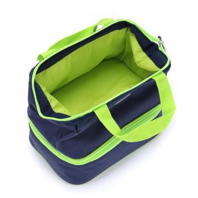 China Waterproof Customized Portable Eco-friendly Oxford Fabric Insulated Picnic Food Bag Lunch Cooler Bag for sale