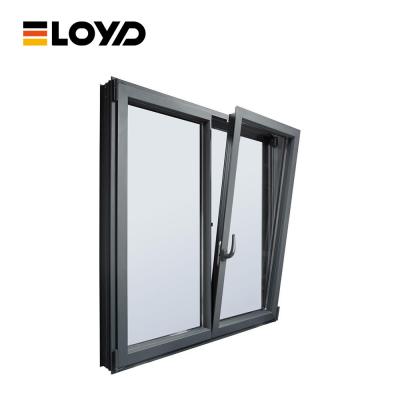 China Aluminum Alloy Frame Windows Thermal Break Aluminum Glass Tilt And Turn Windows for sale