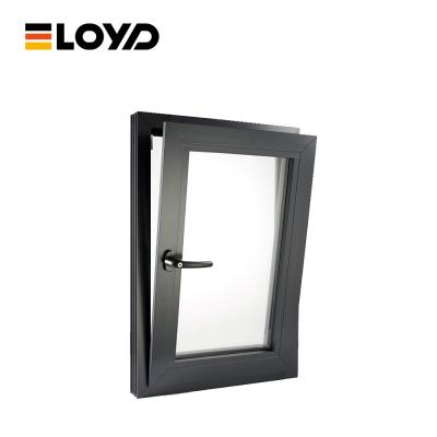 China Cuadro de aluminio de aleación de ventanas de ruptura térmica de aluminio de vidrio inclinado y girar ventanas en venta