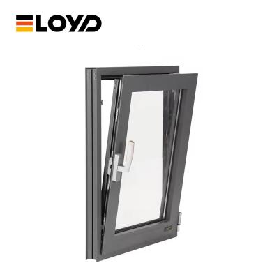 China Commercial Aluminium Tilt And Turn Window Top Hung For Bathroom for sale