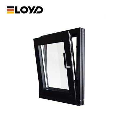 China Eco-vriendelijk Slimline Aluminium Tilt And Turn Window Vaste glas Te koop