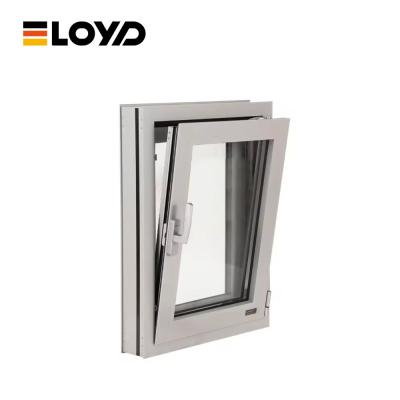 China Pre Made Thermal Break Powder Coated Aluminum Windows Tilt And Turn for sale