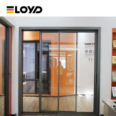 China Customized Home Office General Aluminum Frame Glass Sliding Doors Terrace Sliding Door for sale