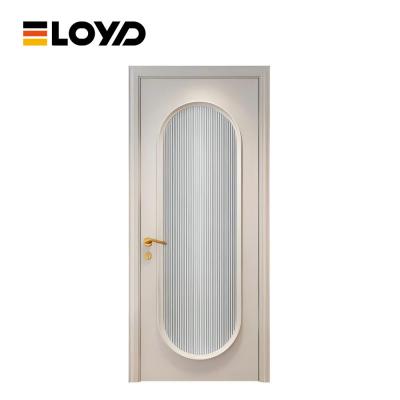 China Interior Aluminum Wood And Glass French Doors Swing Casement Outward for sale