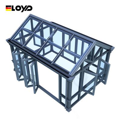 China Freestanding Outdoor Glass Sunroom Modern Additional Living Space for sale