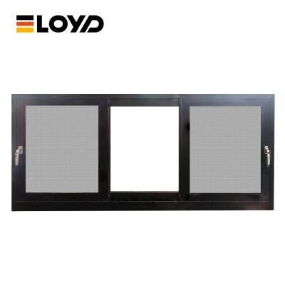 China Ventanas insonorizantes impermeables de vidrio templado de aluminio con doble acristalamiento en venta