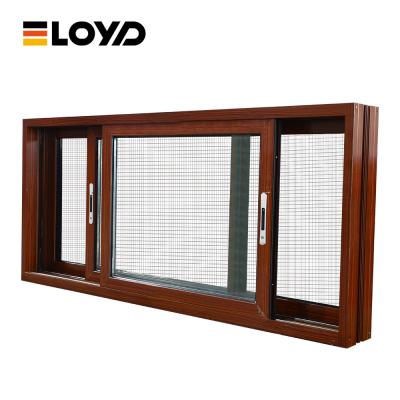 China Residential Horizontal Sliding Doors And Windows Bronze Aluminium Profile for sale