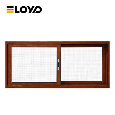 Cina Weatherstripping Commercial Bronze Aluminum Windows Brown Glass Slider in vendita