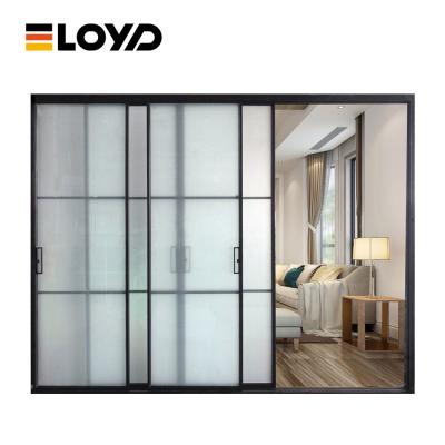 China Hurricane Resistant Aluminum External Sliding Patio Doors 48