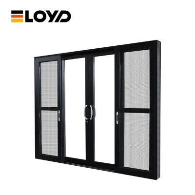 China 4 mm de vidrio fijo de aluminio prefabricado ventanas 24x36 impermeables en venta