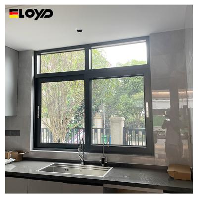 China Low E Glass Casement Window Replacement Coloured Aluminium Windows for sale