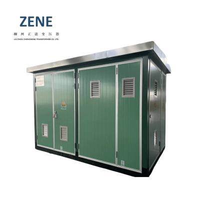 China Compact 11kv stainless enclosure prefabricated box type  compact substation for sale