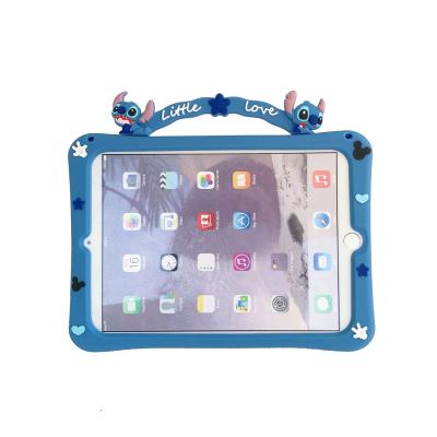 China Stand and Arming Back Cord for iPad Case Kids Silicone Case for iPad Pro 9.7 Inch Case Cover with Stand for sale