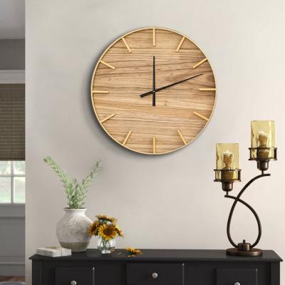 China Latest Style Antique Design Decoration Wooden Wall Clock for sale