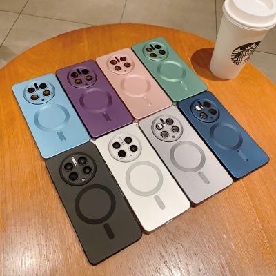 China Wholesales Magsafe Shockproof Phone Case For Huawei P60Pro Mobile Phone Protective Luxury Full Cover for sale