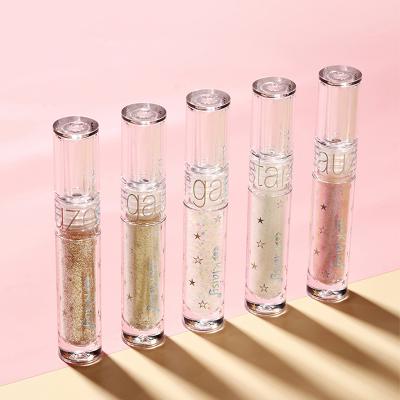 China Private Label High Pigmented Shimmer Glow Single Liquid Eyeshadow Waterproof for sale