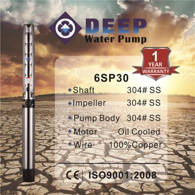 China Best Selling 6SP30 Submersible Well Bore Submersible Electric Water Pump Motor Price for sale