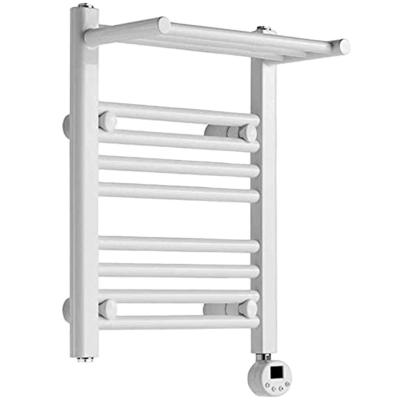 China Low Carbon Steel Towel Rail 200w Electric Heated Temperature Control Bathroom Heater Holder Household Towel Rack Drying for sale