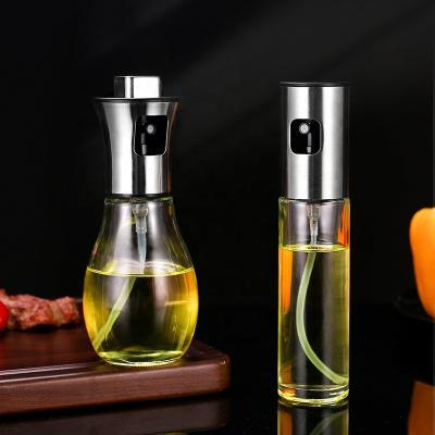 China Universal Camping Olive Oil Vinegar Spray Viable Cooking Glass Mister Oil Sprayer for sale