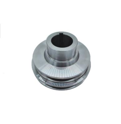 China Excavator Spare Parts High Durability Casting Excavator Parts High Durability Material 4TNV94 4TNV98 Two Splines Crankshaft Pulley Steel Digger Engine Parts for sale