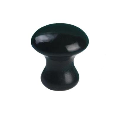 China Europe Factory Customized Natural Black Jade Mushroom Shaped Facial Massager Beauty Device Neck Body Massager Tool for sale