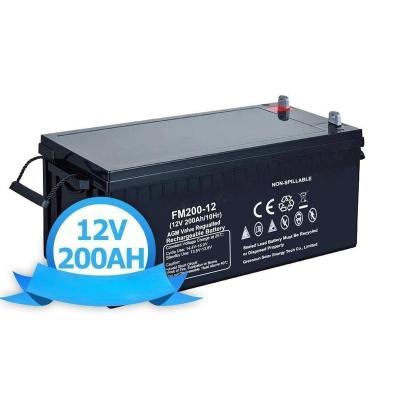 China Toys Sale 200Ah 250Ah 300Ah Good Deep Cycle Storage Battery Solar GEL Lead Acid Batteries for sale