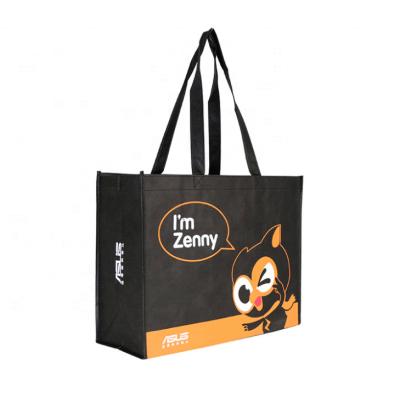 China Eco Friendly Non Woven Handled Shopping Bag Maker Tote Reusable Grocery Bag for sale