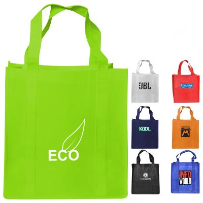 China Good Quality Non Woven Fabric Handled Eco Friendly Tote Bag With Custom Logo for sale