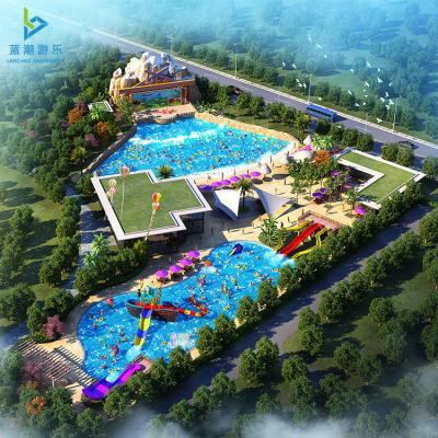 China Water Parks & Excellent resort vacation hotel water park plan for new project for sale