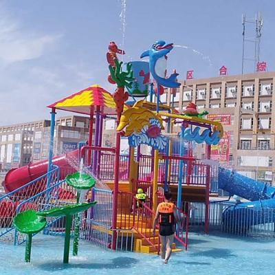 China Water Parks Amusement Park Fiberglass Playground Equipment / Water House for sale