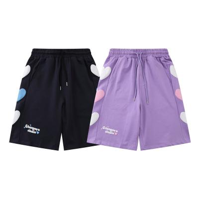 China Breathable 3d Foam Print Women Cotton Breathable Custom Regular Casual Shorts for sale