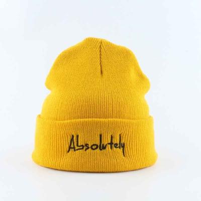 China Custom 100% JOINT Wholesale Acrylic Beanie Men Winter Knitted Hat for sale