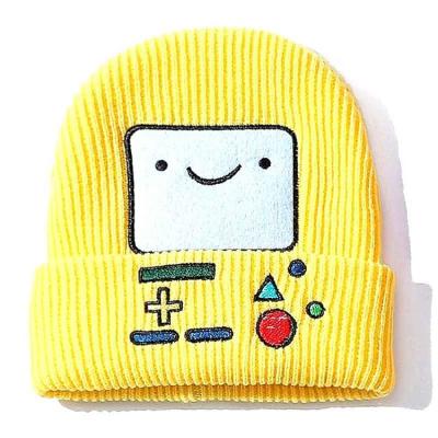 China COMMON Patch Custom Winter Embroidery Beanie Soft Wool-Acrylic Knitting Beanie for sale