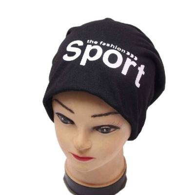 China COMMON Custom Unisex Winter Outdoor Sport Knit Striped Printed Beanie for sale