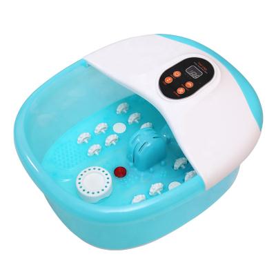 China 14 Massage Roller Blood Circulation Detox Water Mini Foot Soak Bath Spa Electric Portable Massager Machine for sale