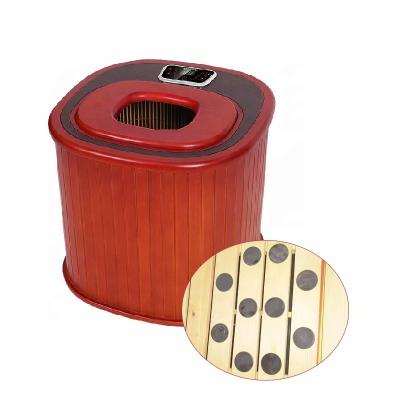 China Portable Mini Leg Far Infrared Steam Cedar Wood Foot Sauna Heater Barrel From Computer Control Panel China Supplier for sale