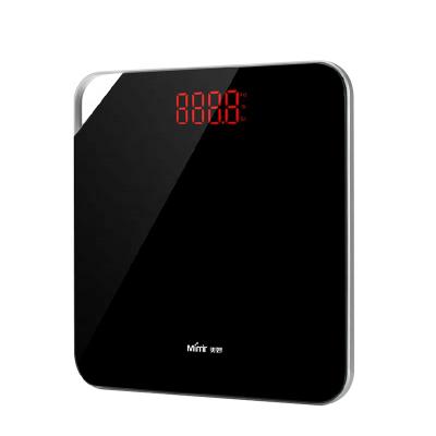 China WITH COVER 180kg/400lb Glass Electronic Body Digital Bathroom Scale Waterproof Personal Weight Weighing Machine for sale