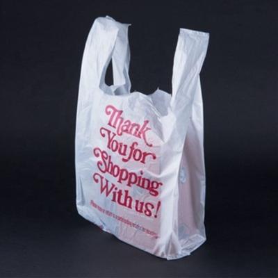 China Dinero de Mejores Productos Para Ganar Plastic Carrier Bags Bio Clear PE T-shirt Shopping Bag Ellesse Security Bolsas Plastico Baggies for sale